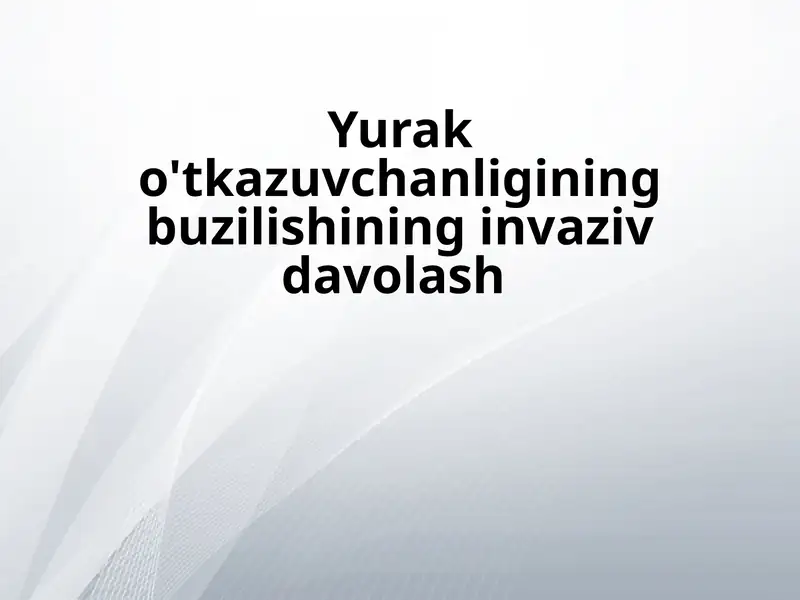 Atrioventrikulyar blokadalar
