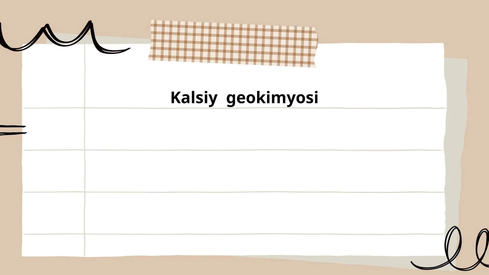 Kalsiy geokimyosi