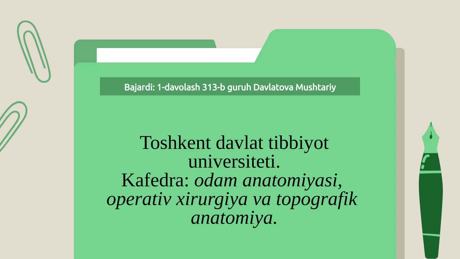 Yelka kamari va o’mrov osti anatomik tuzilishi