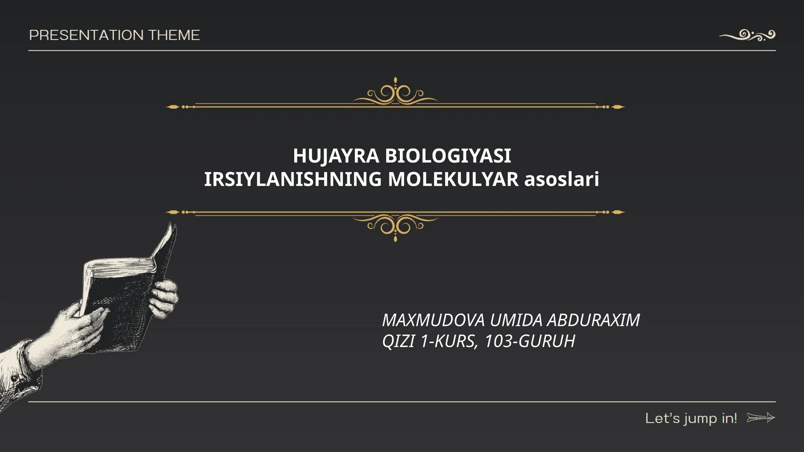 HUJAYRA BIOLOGIYASI