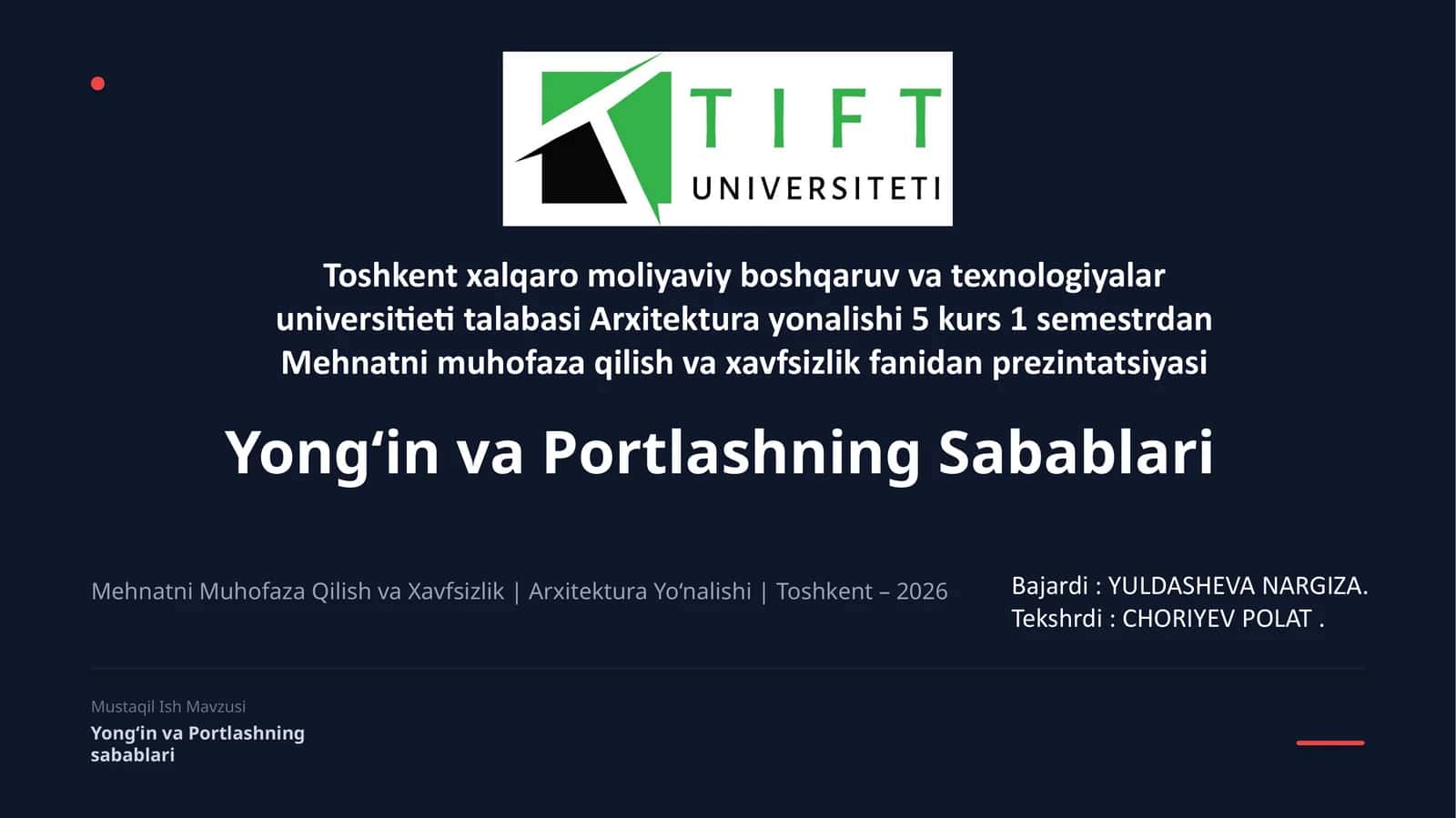 Yong'in va Portlashning Sabablari