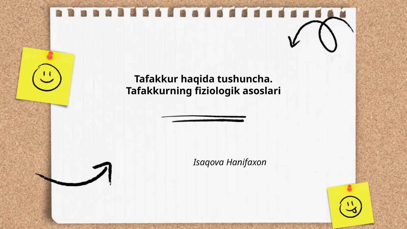 Tafakkur va ong tushunchasi