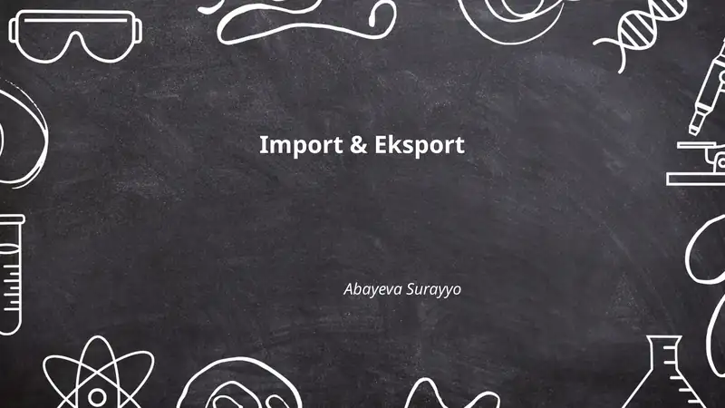 Import & Eksport