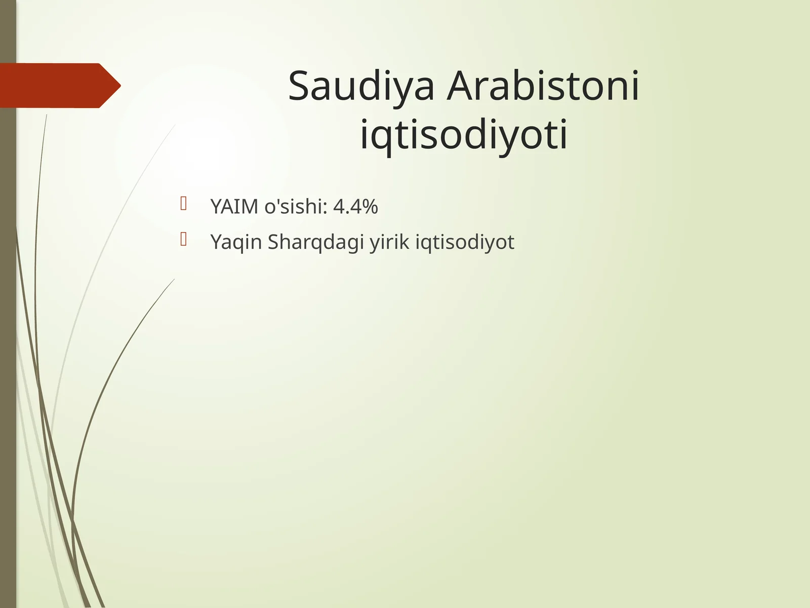 Saudiya Arabistoni iqtisodiyoti