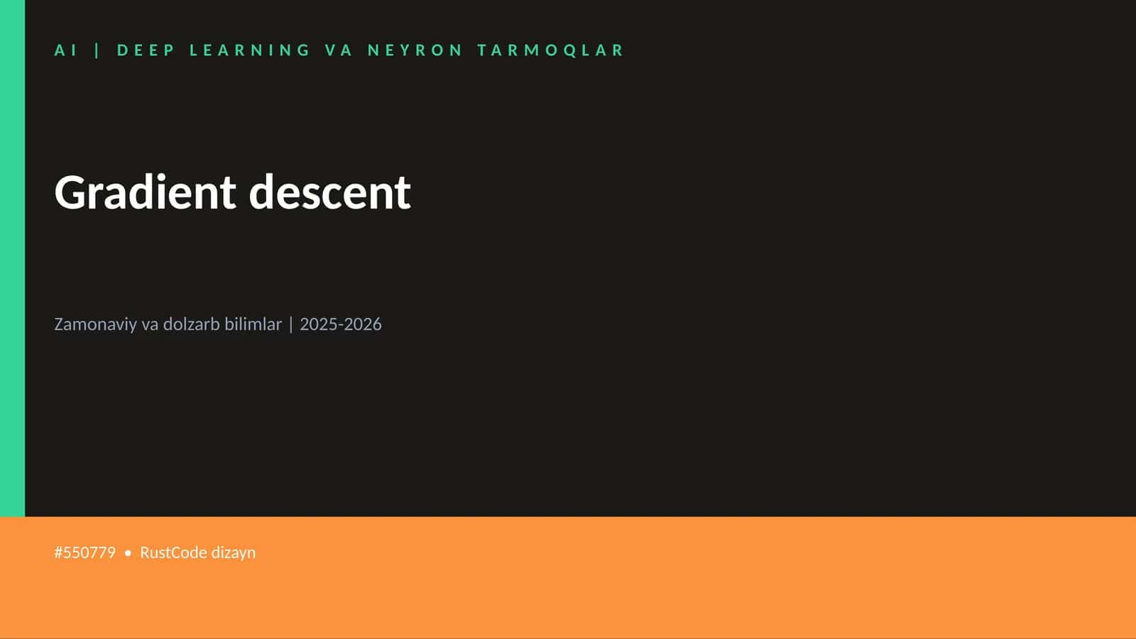 Gradient descent