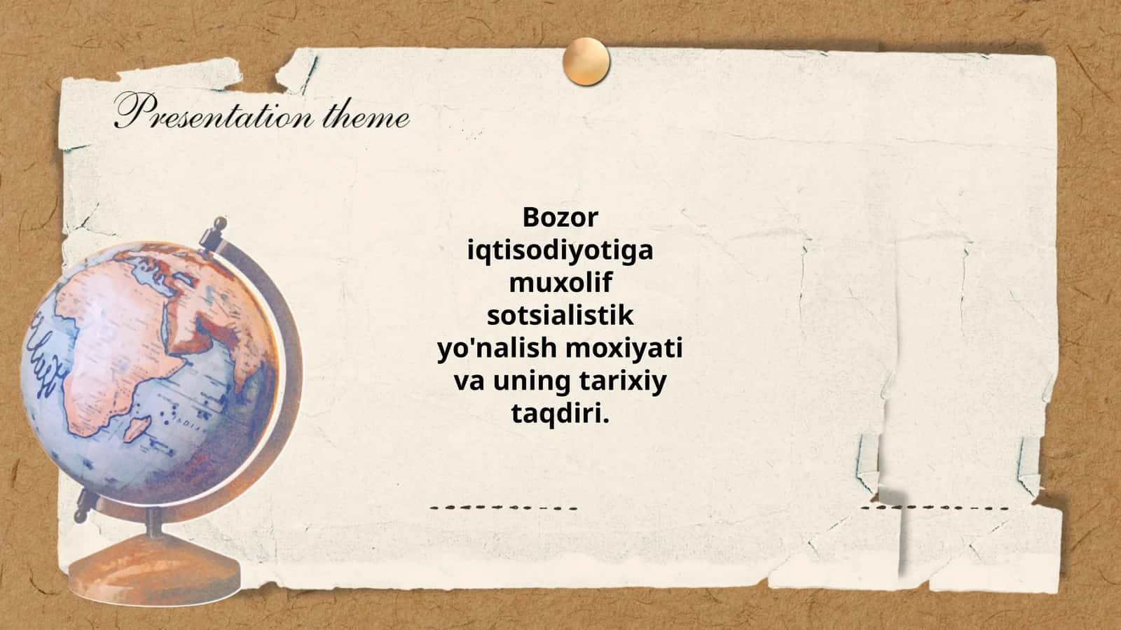 Bozor iqtisodiyotiga muxolif sotsialistik yo'nalish moxiyati va uning tarixiy taqdiri