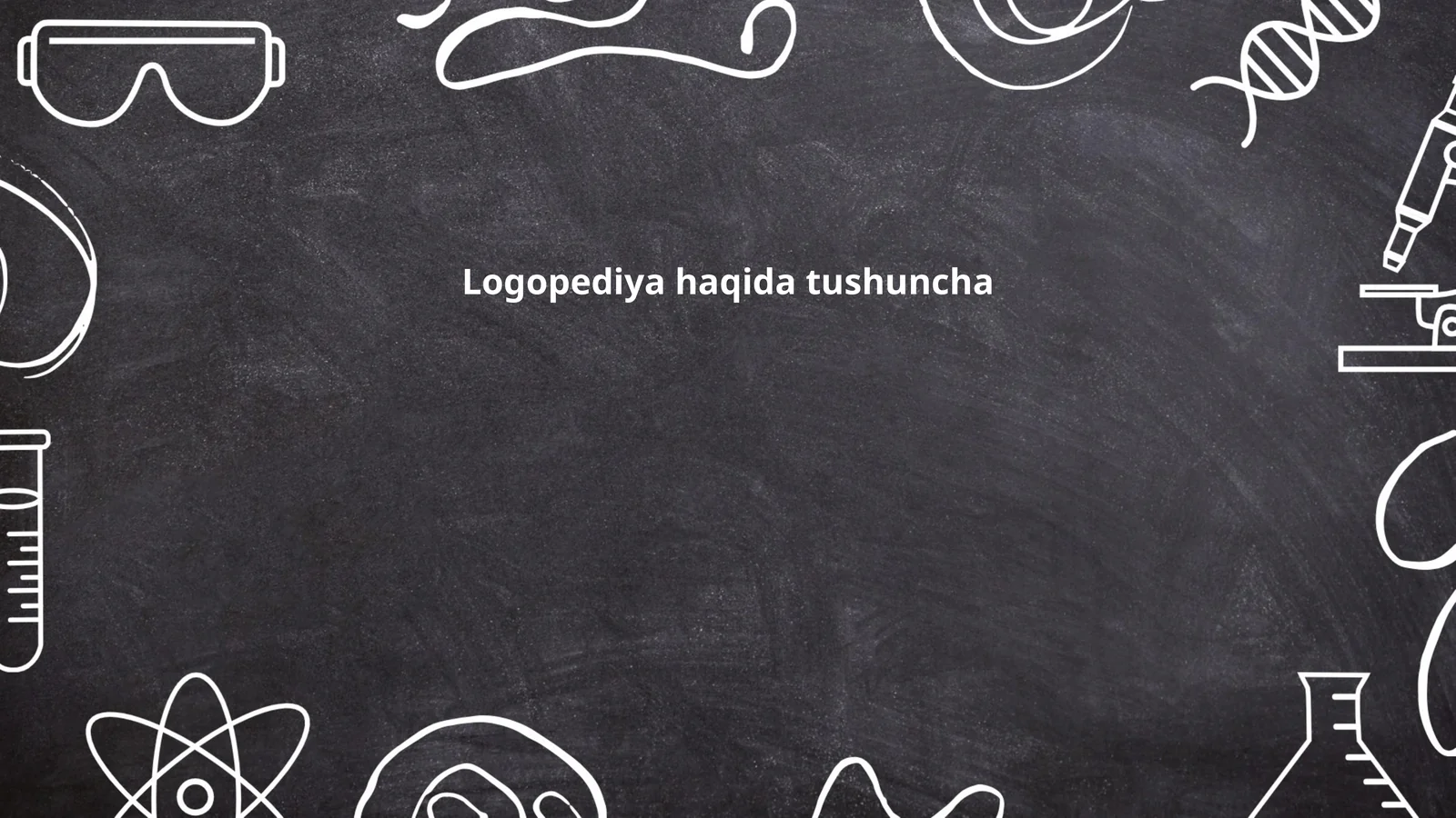 Logopediya haqida tushuncha