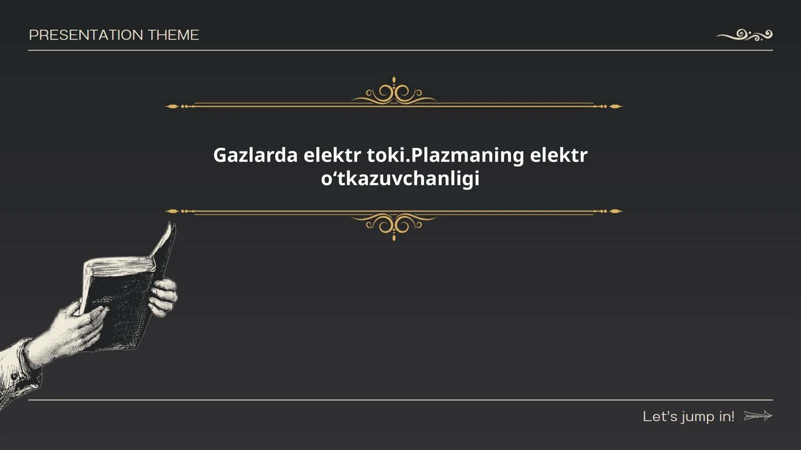 Gazlarda elektr toki.Plazmaning elektr oʻtkazuvchanligi
