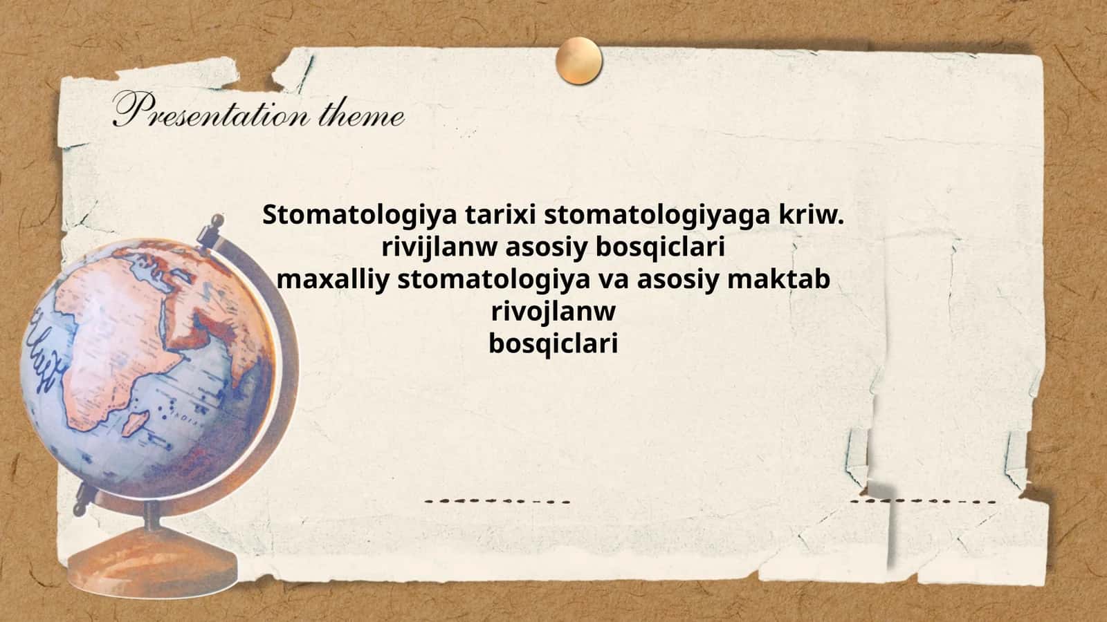 Stomatologiya tarixi