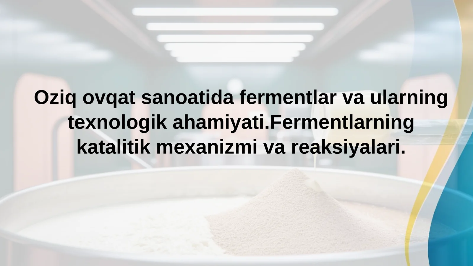 Fermentlar haqida umumiy ma'lumot