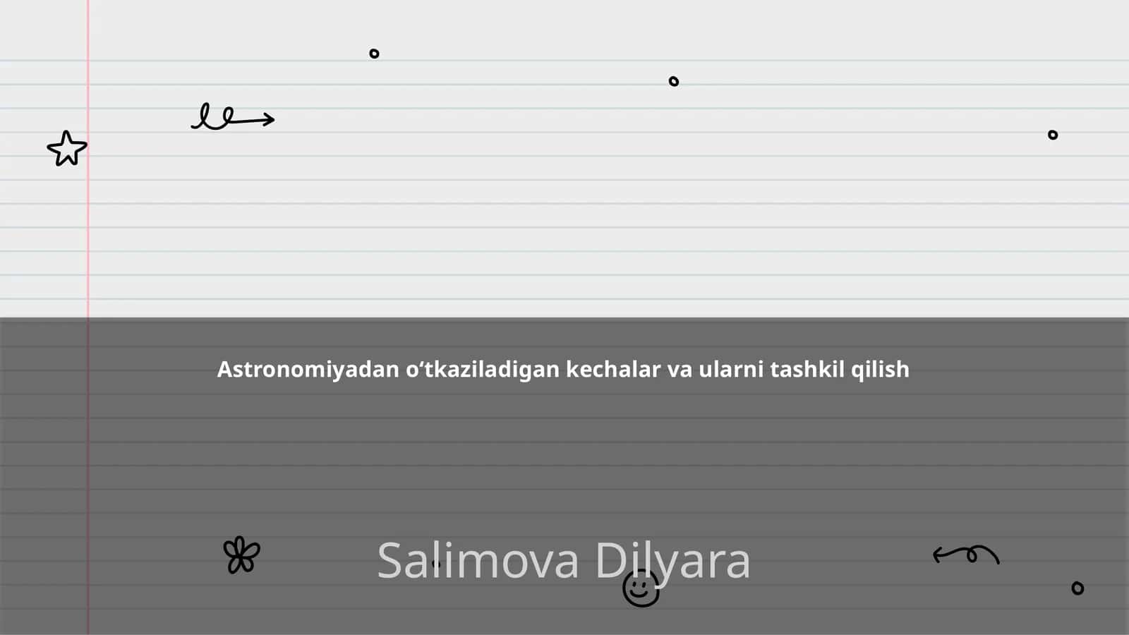 Astronomiyadan oʻtkaziladigan kechalar va ularni tashkil qilish