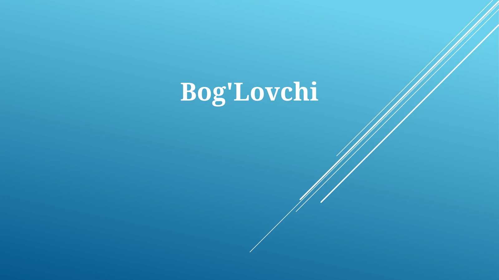 Bog'Lovchi