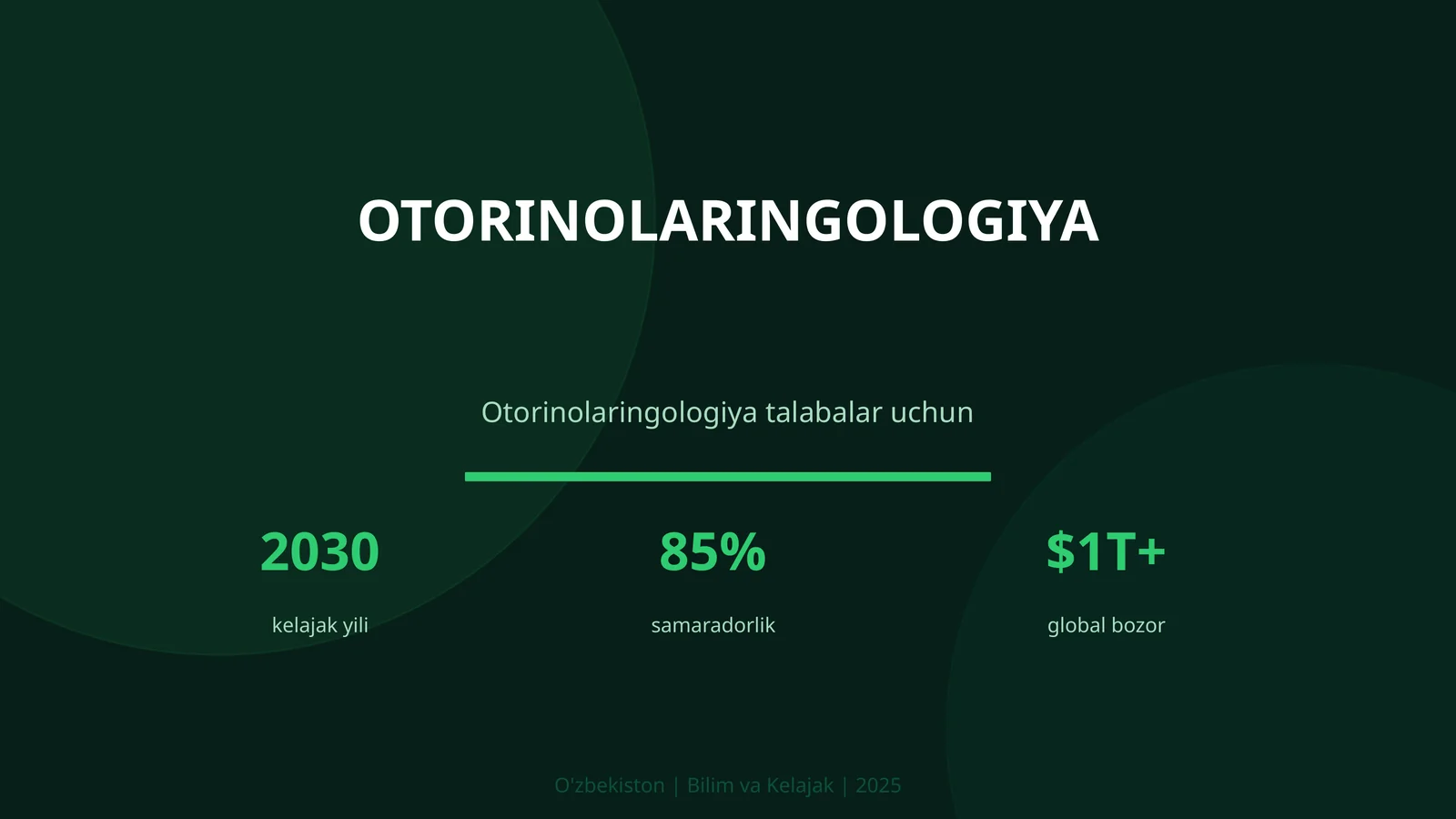 OTORINOLARINGOLOGIYA