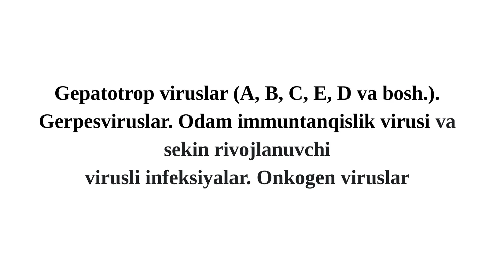Гепатит вируслари