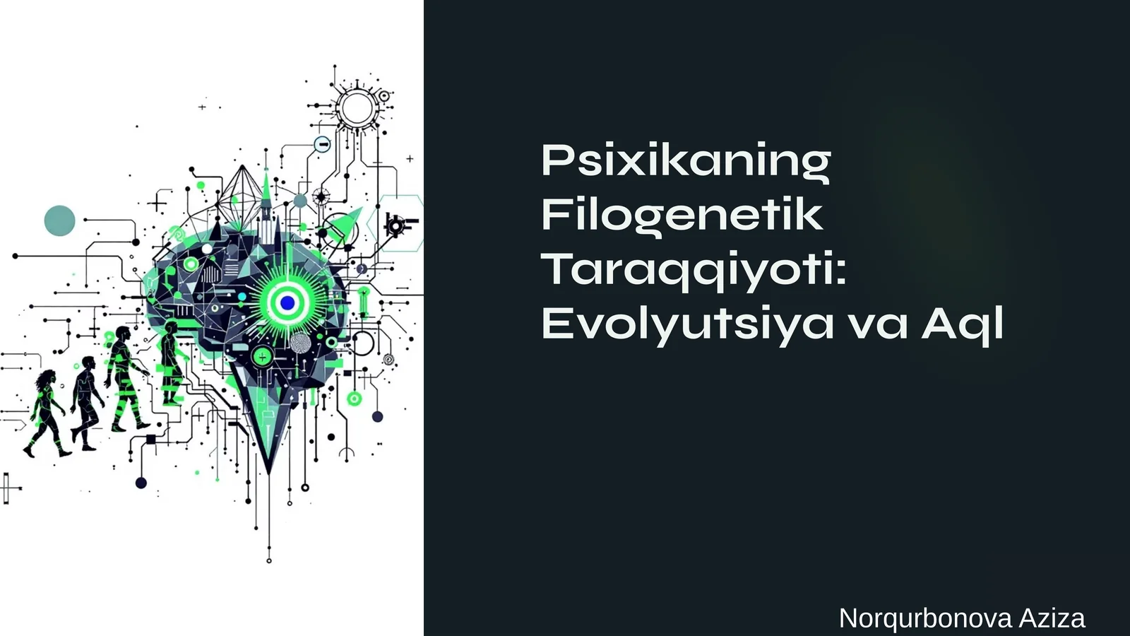 Psixikaning Filogenetik Taraqqiyoti: Evolyutsiya va Aql