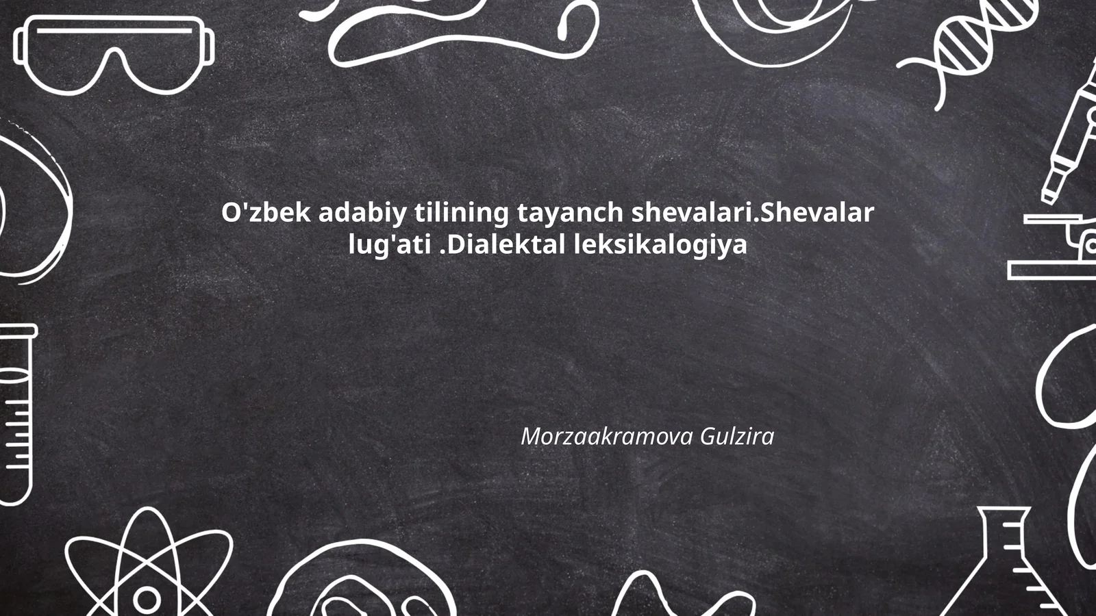 O'zbek adabiy tilining tayanch shevalari.Shevalar lug'ati.Dialektal leksikalogiya
