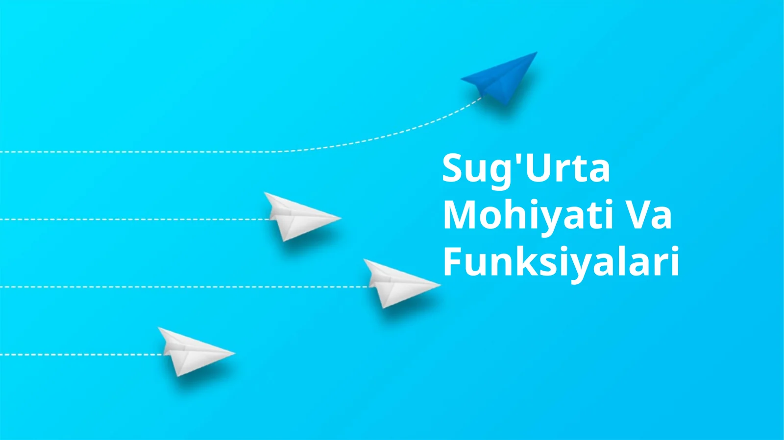 Sug'Urta Mohiyati Va Funksiyalari