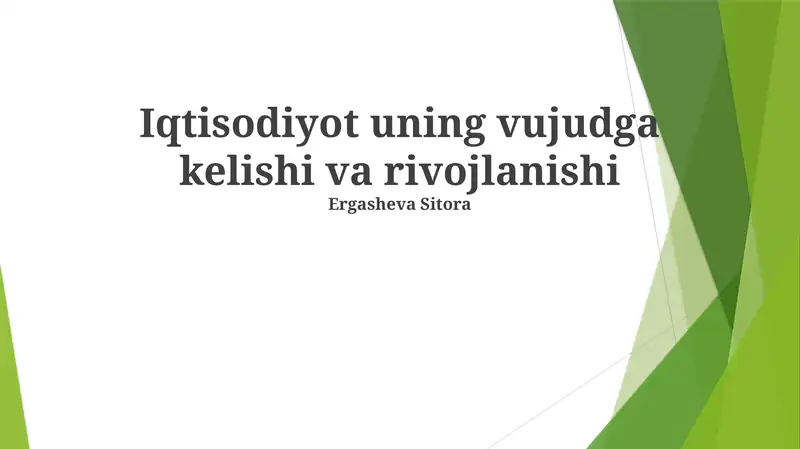 Klassik iqtisodiyot maktabi