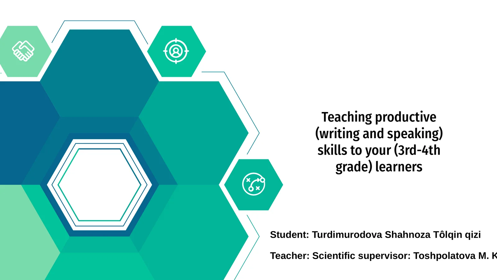 Introduction to Productive Skills