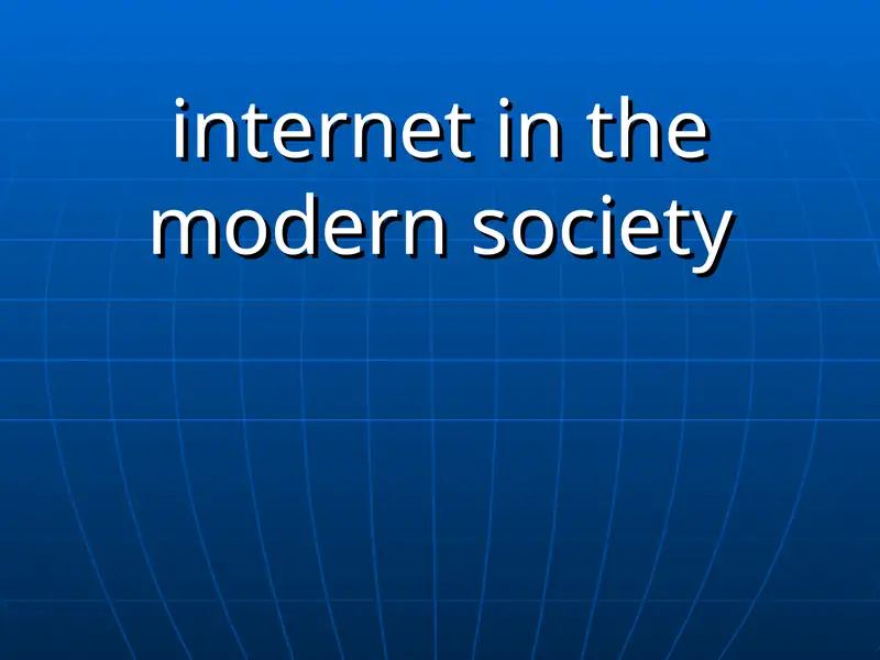 The History of Internet