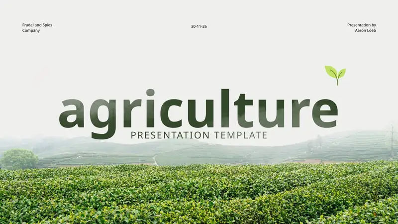 Agriculture
