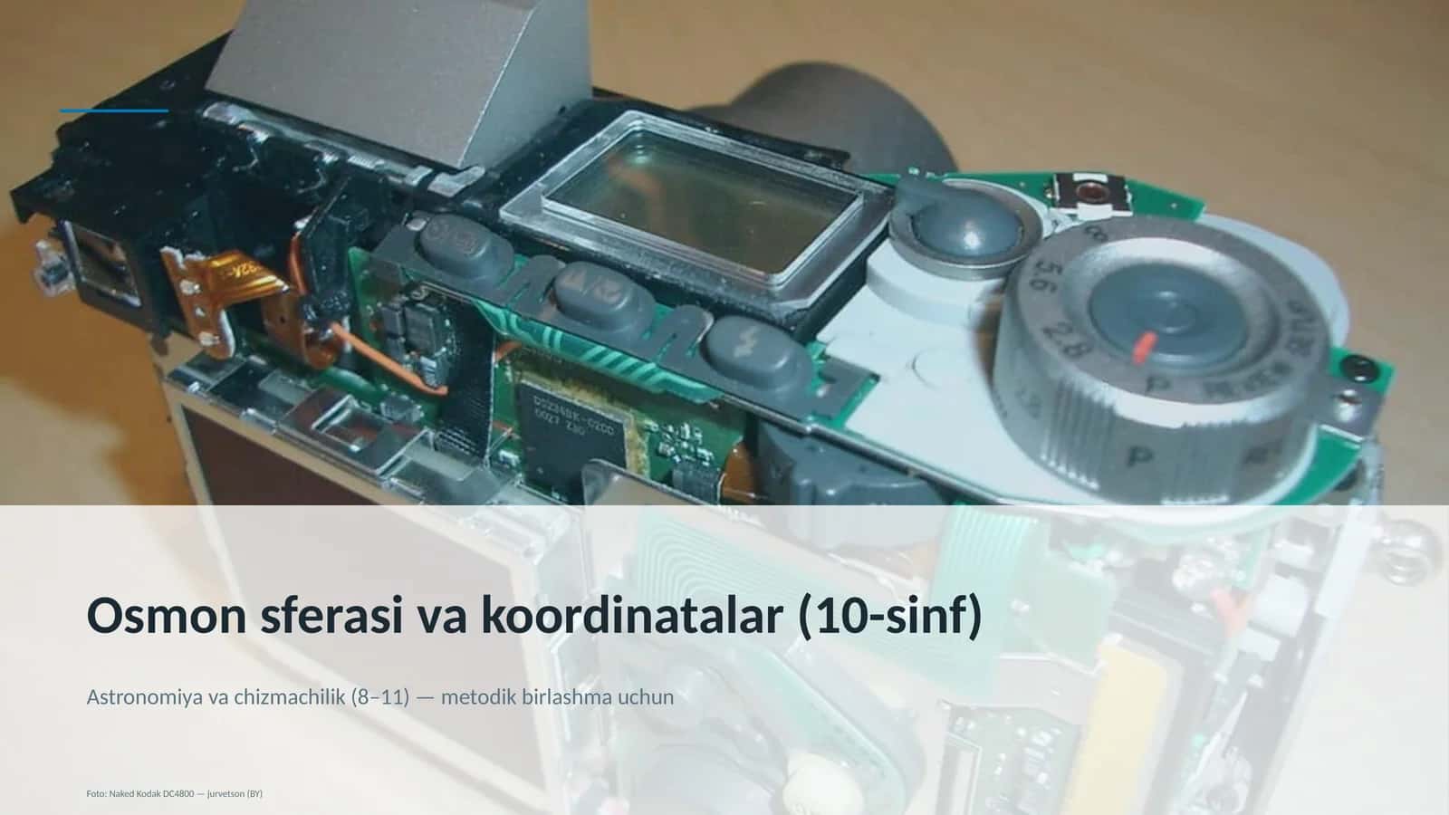 Osmon sferasi va koordinatalar (10-sinf)