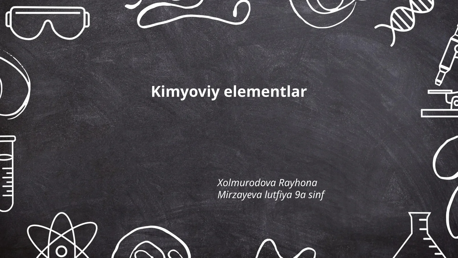 Kimyoviy elementlar