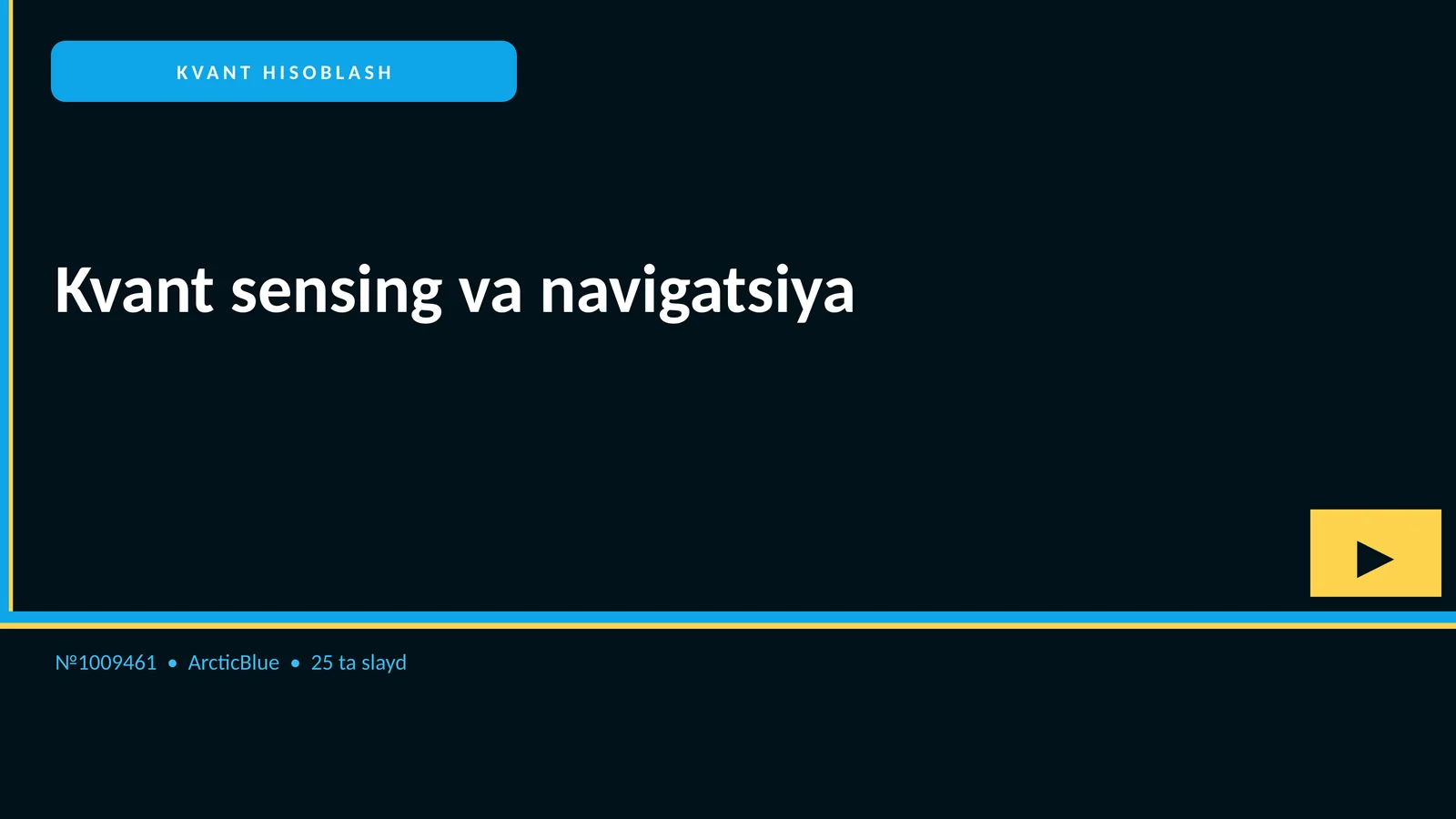 Kvant sensing va navigatsiya
