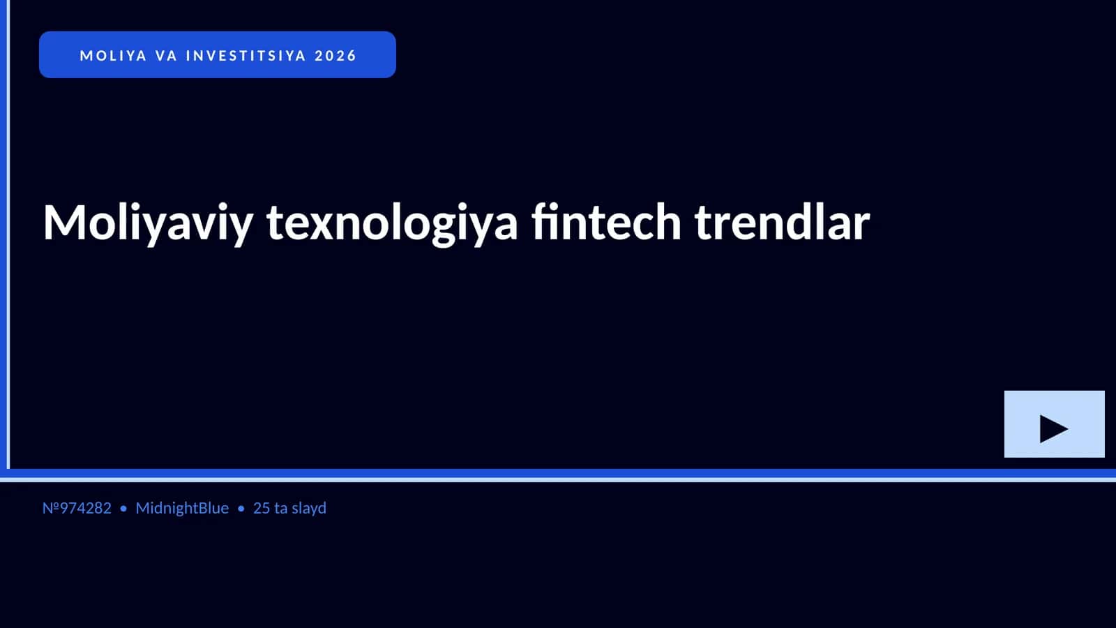 Moliyaviy texnologiya fintech trendlar
