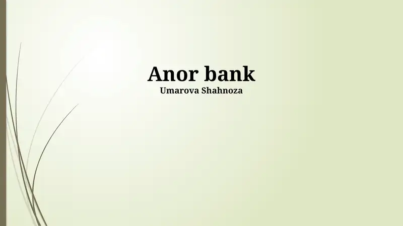 Anor bank