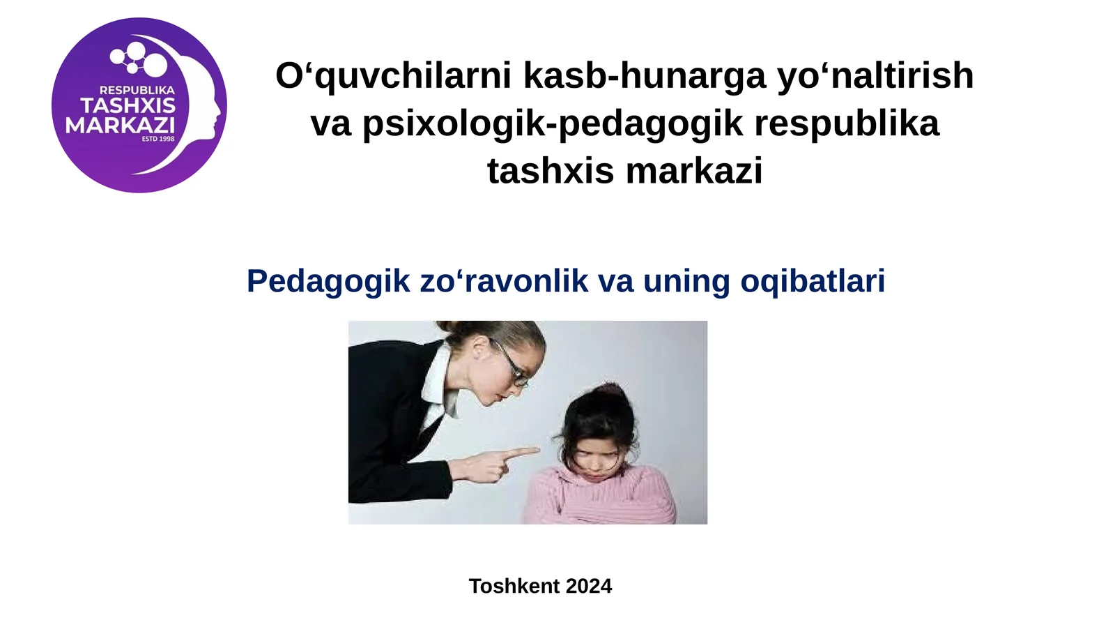 Pedagogik zo‘ravonlik va uning oqibatlari