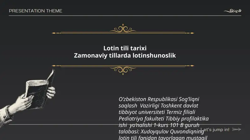 Lotin tili tarixi