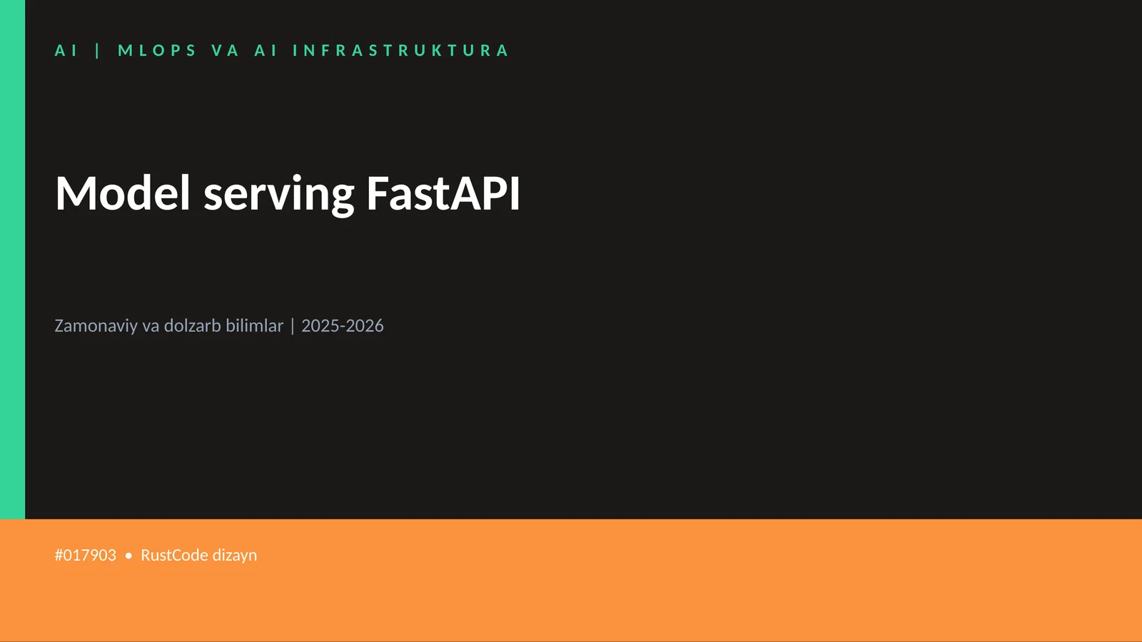MLOPS VA AI INFRASTRUKTURA