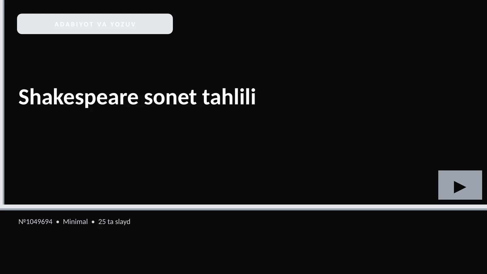 Shakespeare sonet tahlili