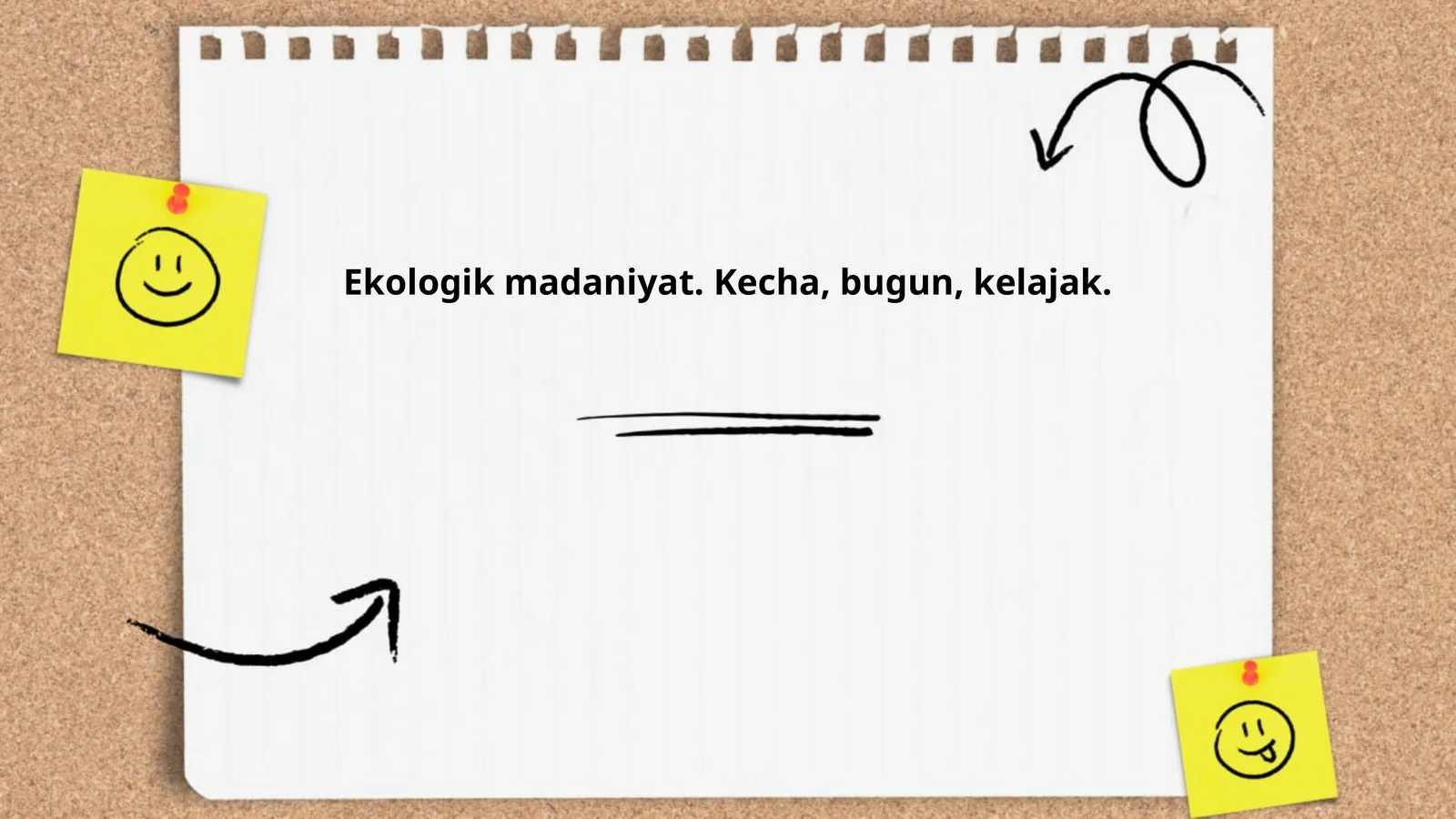 Ekologik madaniyat. Kecha, bugun, kelajak