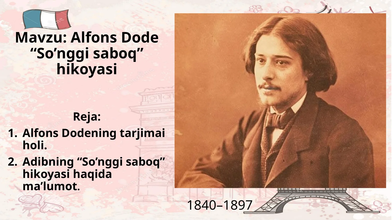 Alfons Dode “So’nggi saboq” hikoyasi