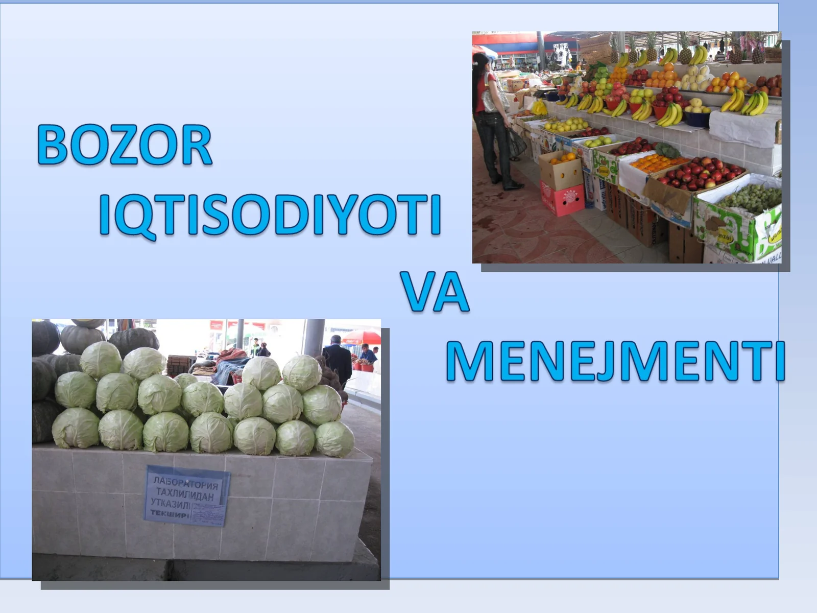 Qadimdan O’rta Osiyoning bozorlari