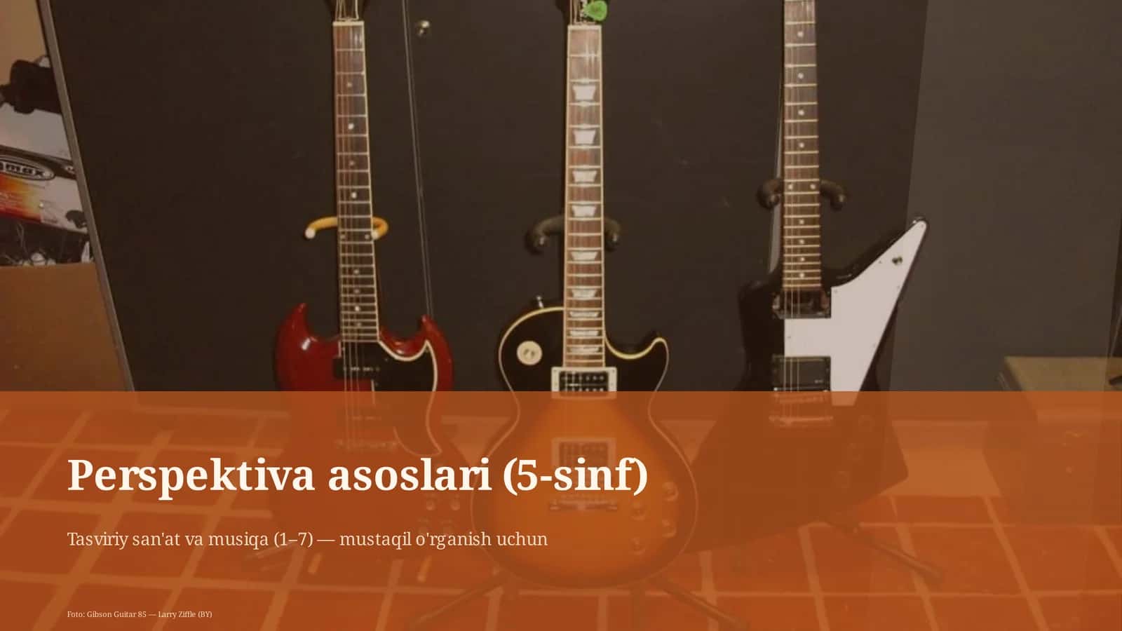 Perspektiva asoslari (5-sinf)