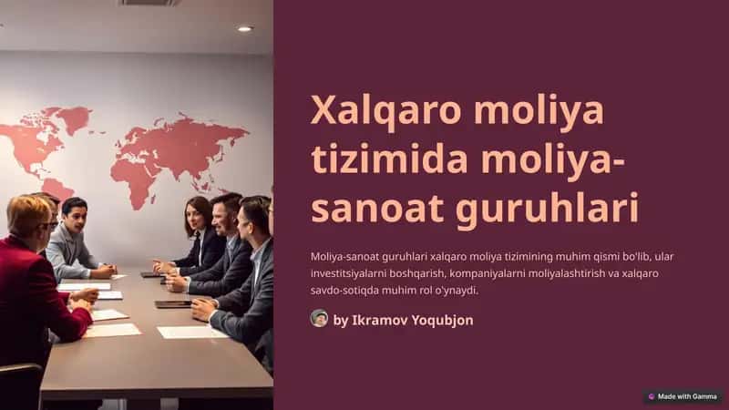 Moliya-sanoat guruhlari