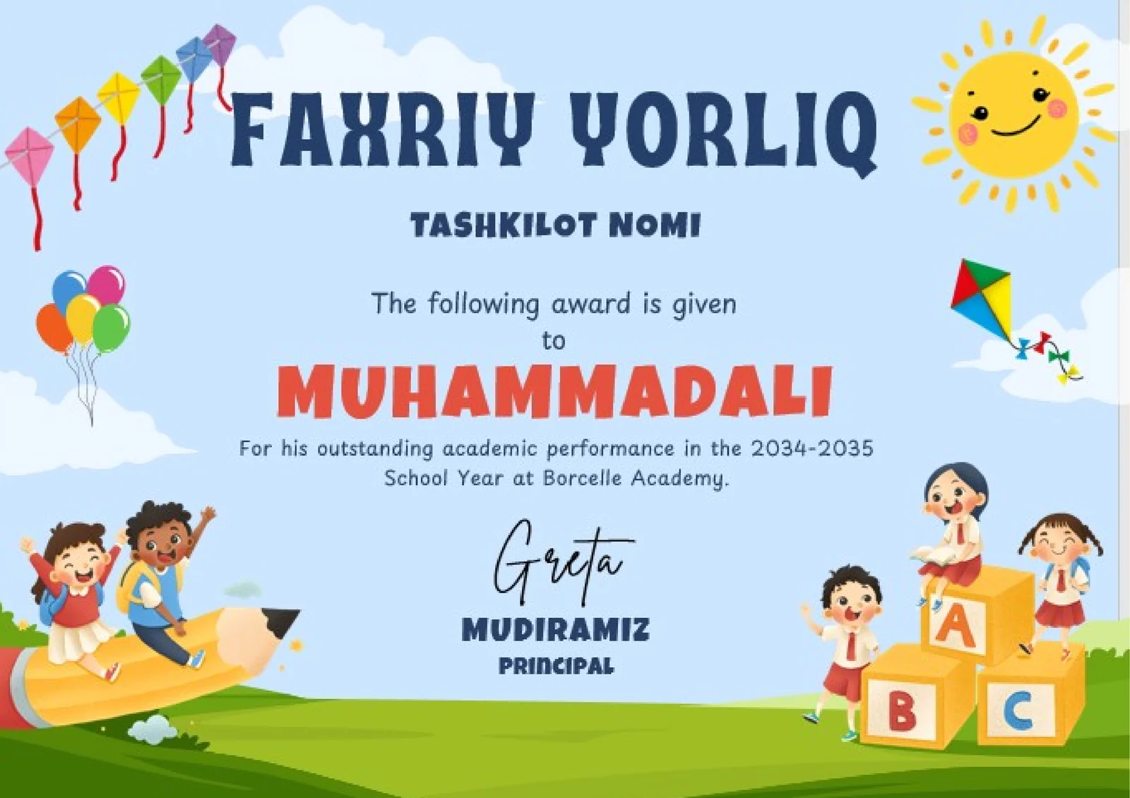 FAXRIY YORLIQ