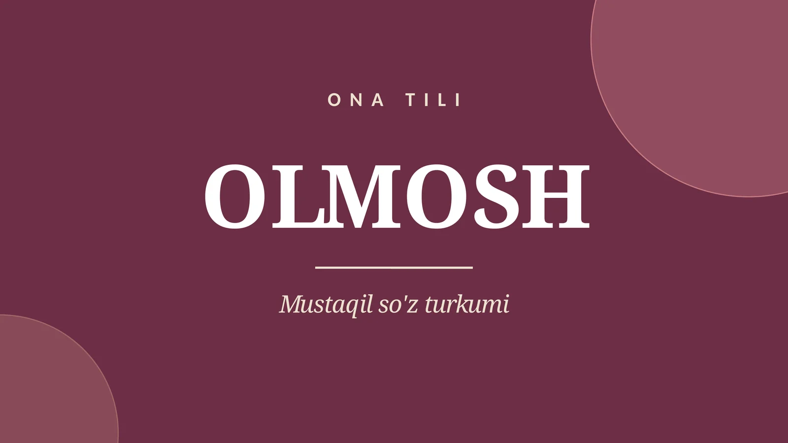 Olmosh
