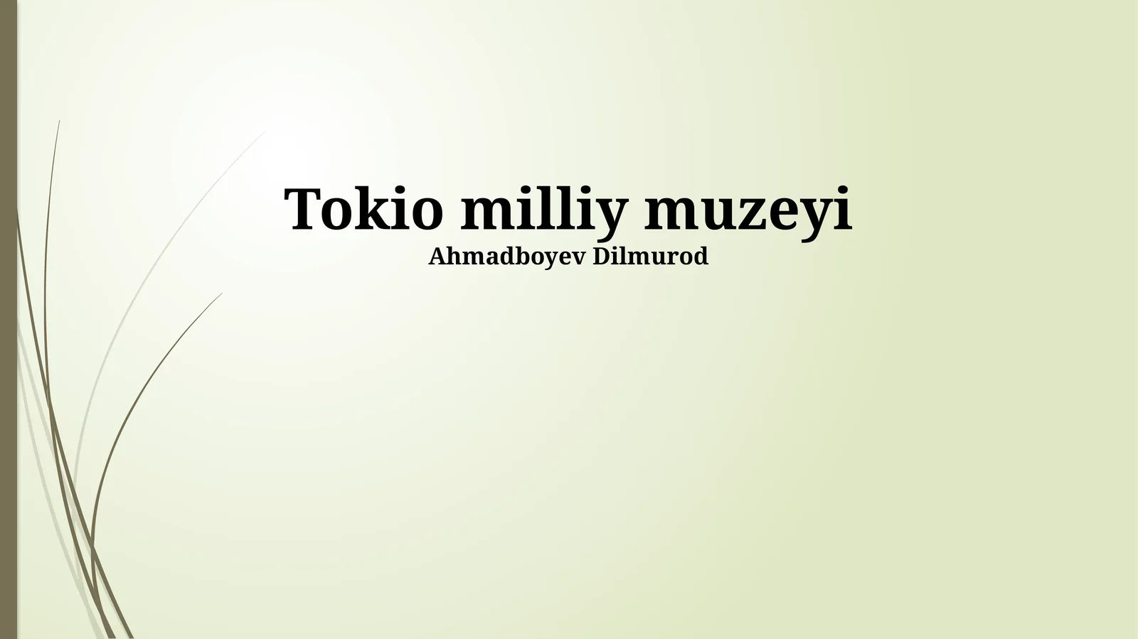 Tokio milliy muzeyi