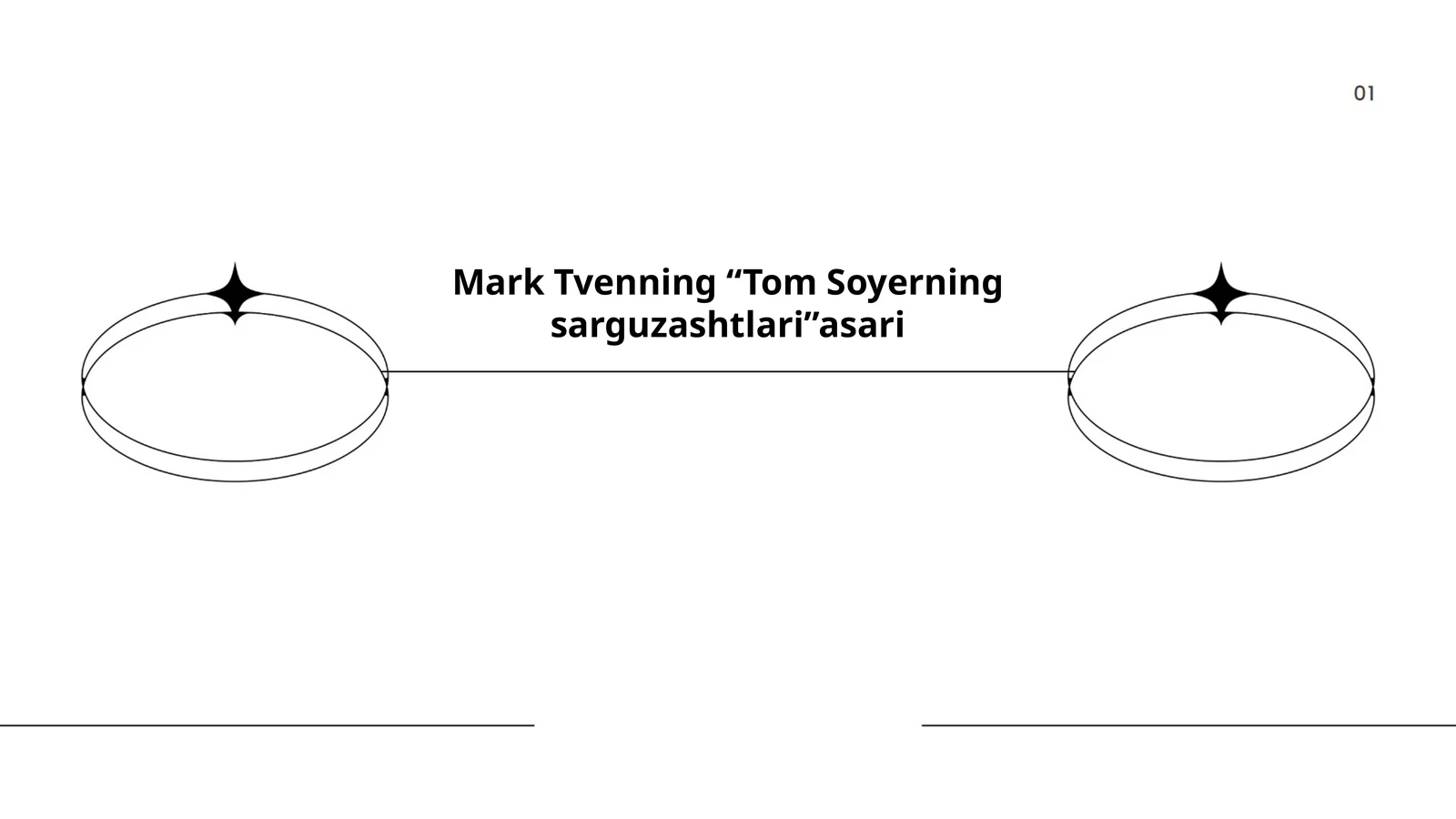 Mark Tvenning “Tom Soyerning sarguzashtlari”asari