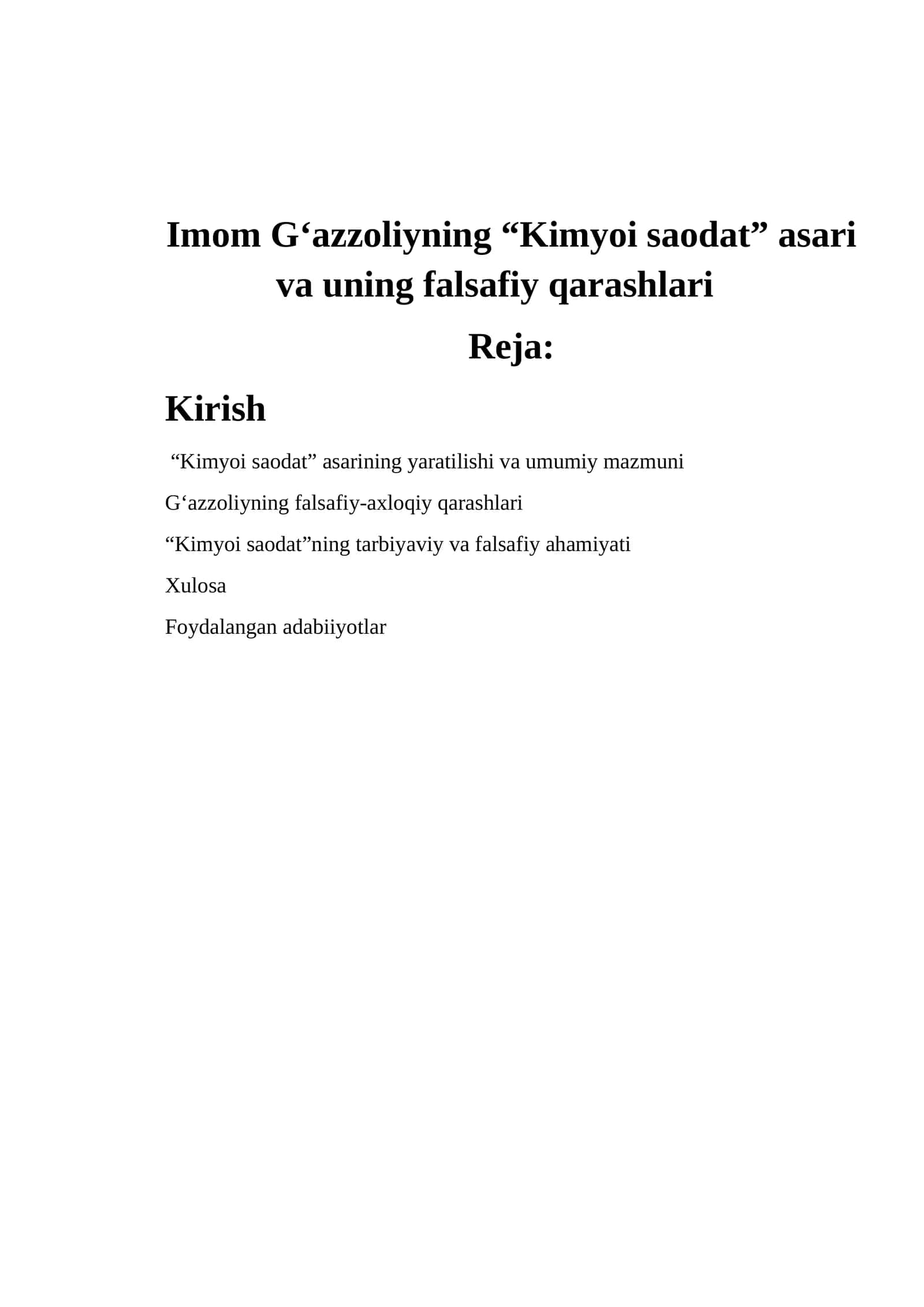 Kimyoi saodat