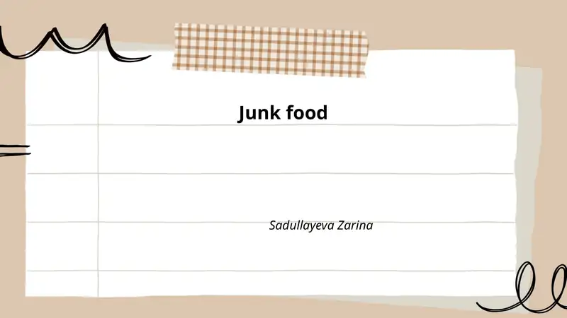Junk food