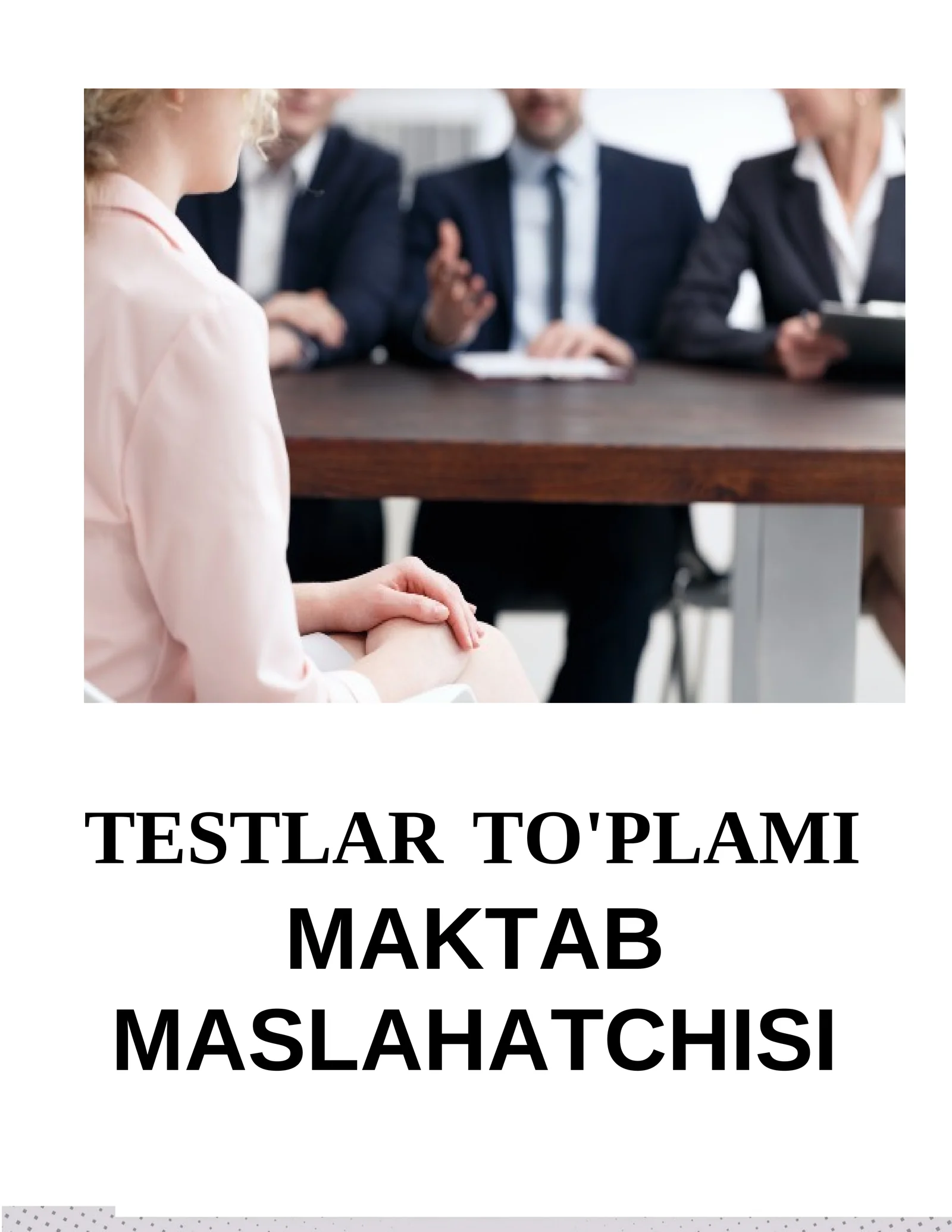 MAKTAB MASLAHATCHISI TASHKILIY-PEDAGOGIK VA KOMMUNIKATIV KO'NIKMALAR