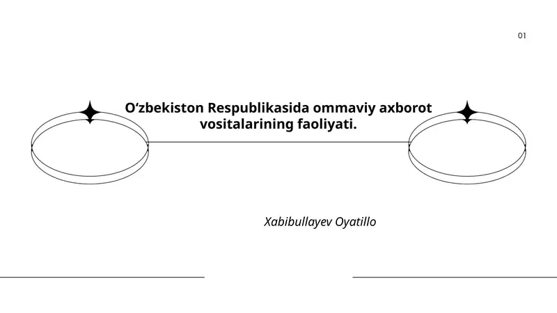O‘zbekiston Respublikasida Ommaviy Axbarot Vositalarining Faoliyati