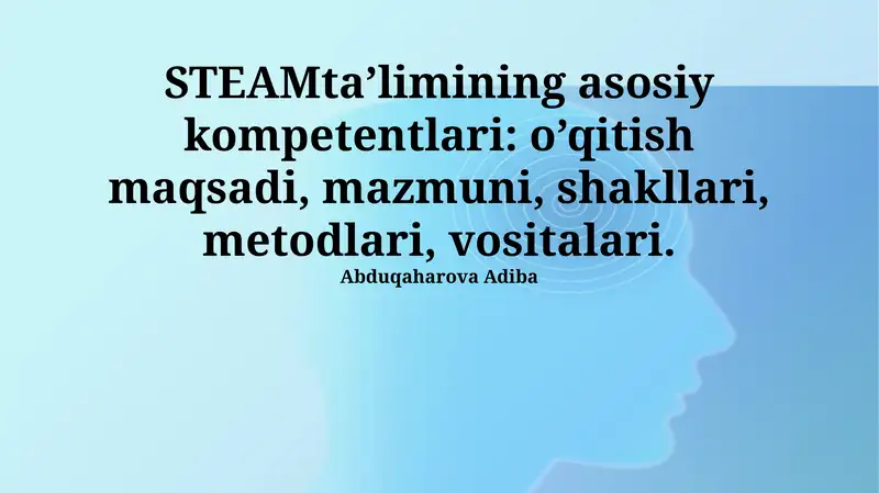 STEAM Ta'limi