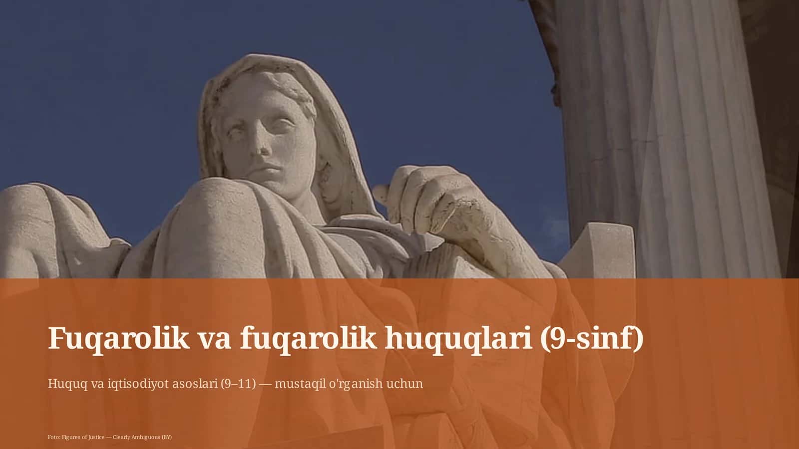 Fuqarolik va fuqarolik huquqlari (9-sinf)