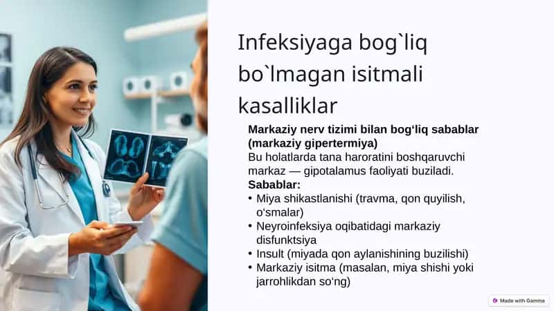 Infeksiyagabog`liqbo`lmaganisitmalikasalliklar